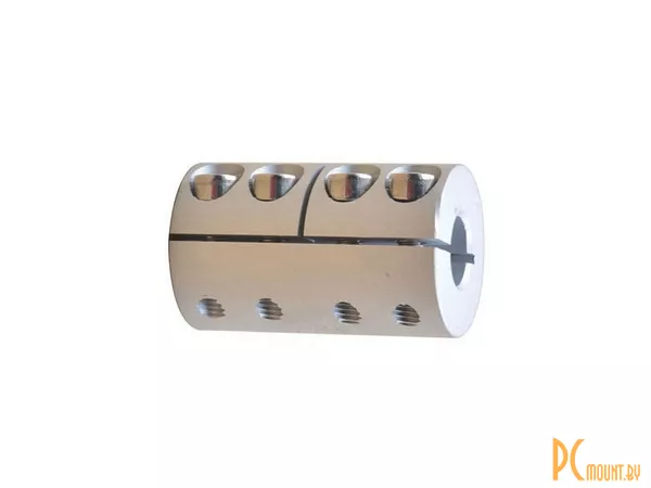 Муфта жесткая разрезная 6.35x10, D30 L40, 4 винта