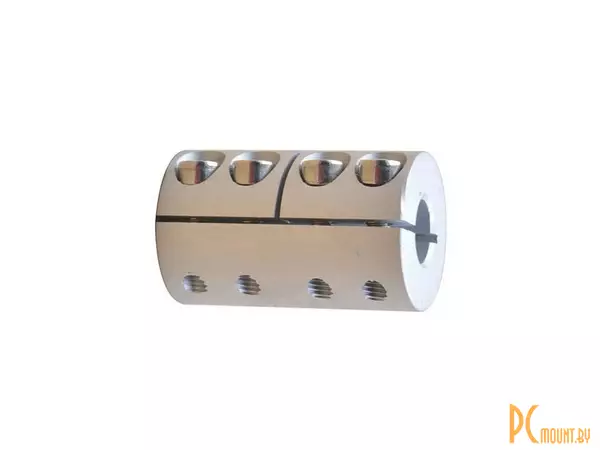 Муфта жесткая разрезная 6.35x16, D30 L40, 4 винта