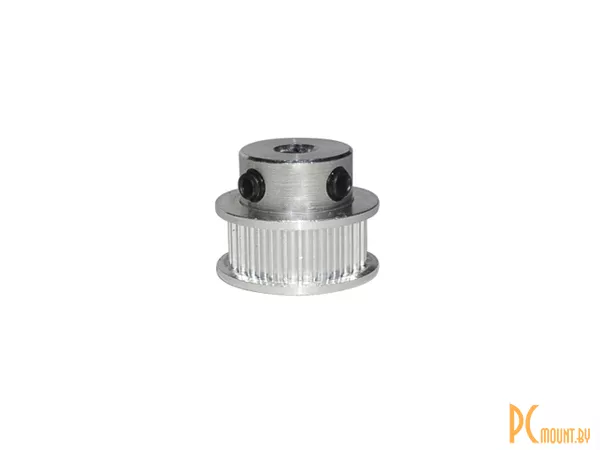 Зубчатый шкив HTD-3M-15mm, 20 зубьев, тип BF, посадочный диаметр 6mm