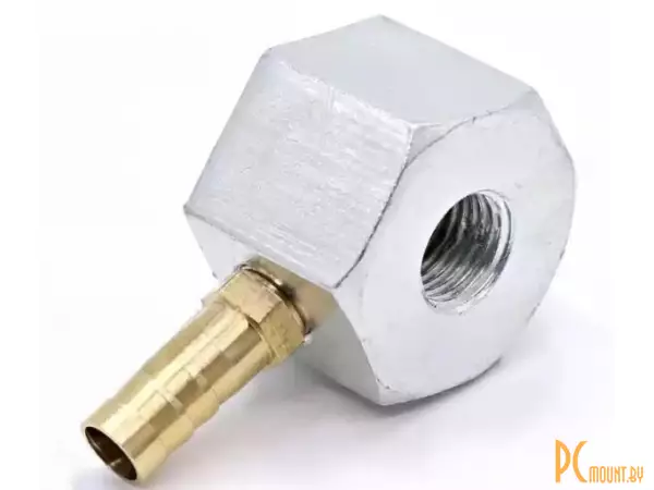 Магнитное основание для трубки подачи СОЖ 3P, резьба 3/8 16.2мм, вход 8mm штуцер, 1 выход