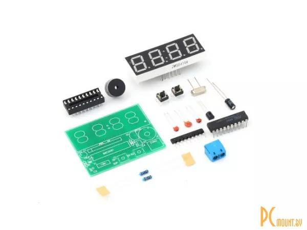 C51 4bit DIY KIT, Набор для сборки электронных часов с будильником
