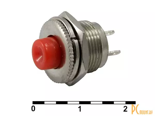 фото PSW-3-R 220В 0.3А 6мм Переключатель кнопочный PSW-3-R 220В 0.3А 6мм Переключатель кнопочный