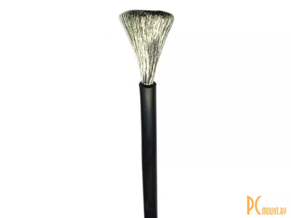 Силиконовой провод 22AWG, 0.3мм2, многожильный, 1м, черный