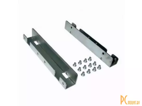 фото Набор (кронштейн) для установки 2шт 2,5" SSD в 3.5" отсек, Gembird MF-3221 Набор (кронштейн) для установки 2шт 2,5" SSD в 3.5" отсек, Gembird MF-3221