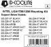 Вентилятор комплект креплений Intel 1700 ID-Cooling KIT-XT-1217