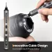 Электрическая мини отвертка ARROWMAX SES Four-speed Adjustable Electric Screwdriver, четырехскоростная, 34 биты в комплекте, 200rpm,  аккумулятор емкостью 500 мАч, USB Type-C