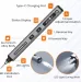 Электрическая мини отвертка ARROWMAX SES Four-speed Adjustable Electric Screwdriver, четырехскоростная, 34 биты в комплекте, 200rpm,  аккумулятор емкостью 500 мАч, USB Type-C